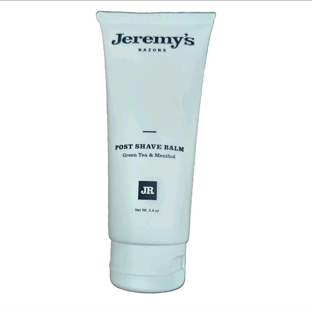 Jeremy’s Razors Post Shave Balm Green Tea and Menthol 3.4 oz Men's Daily Wire